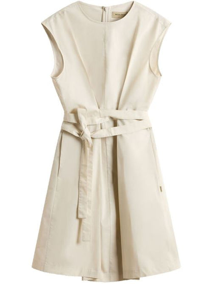 COTTON BELTED DRESS