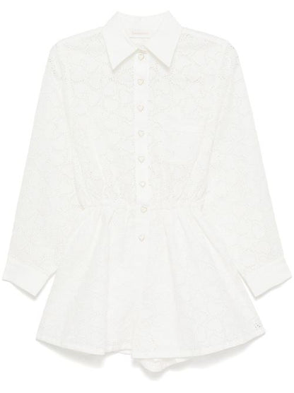 CRUSH LINEN PLAYSUIT