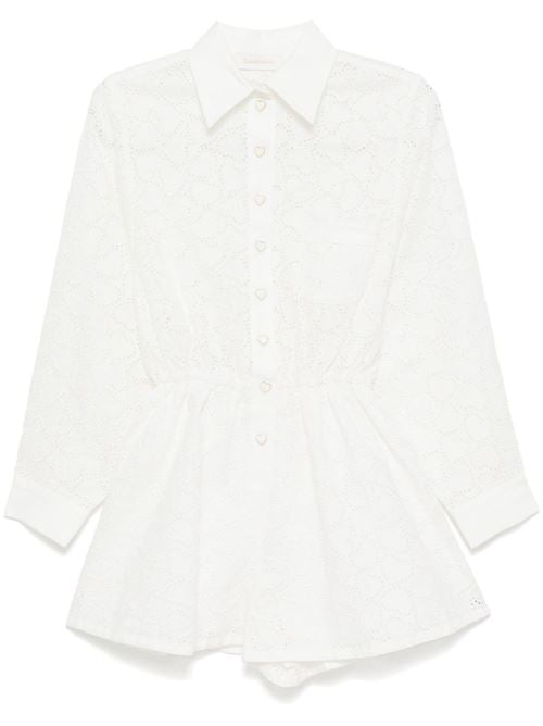 CRUSH LINEN PLAYSUIT