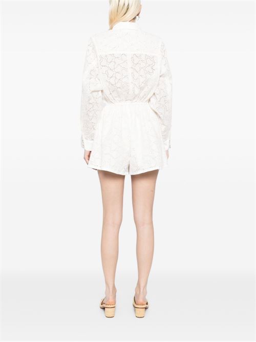 CRUSH LINEN PLAYSUIT