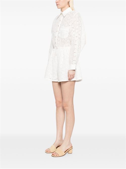 CRUSH LINEN PLAYSUIT