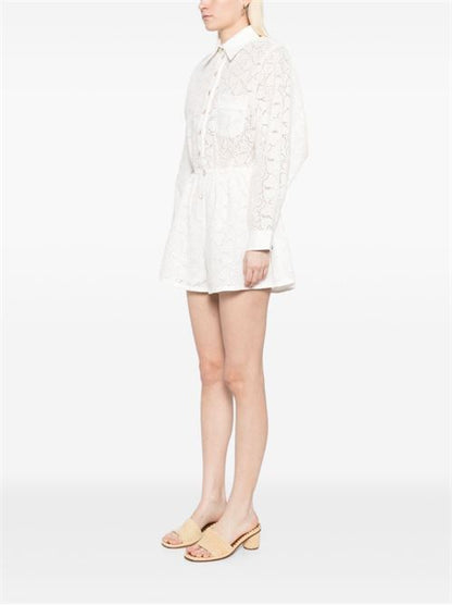 CRUSH LINEN PLAYSUIT