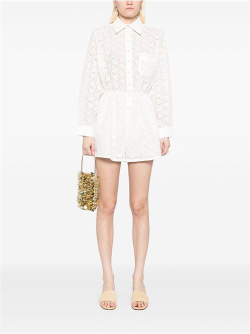 CRUSH LINEN PLAYSUIT
