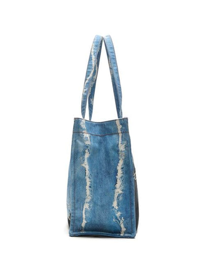 DENIM PRINT TOTE BAG