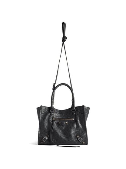 LE CITY MINI LEATHER TOTE BAG