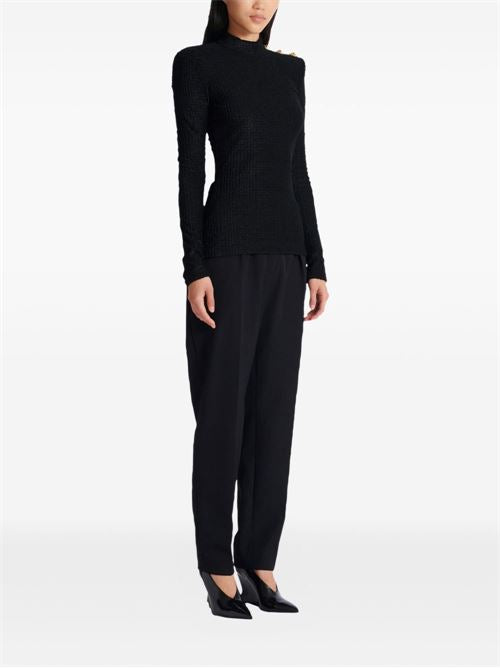 MONOGRAM HIGH-NECK TOP