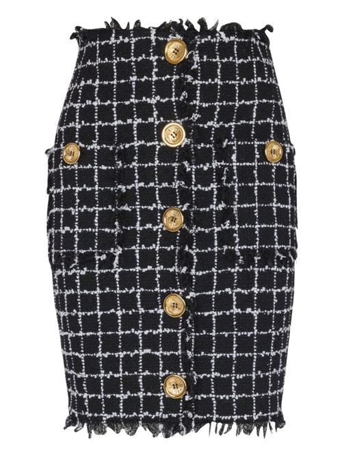 TWEED MIDI SKIRT