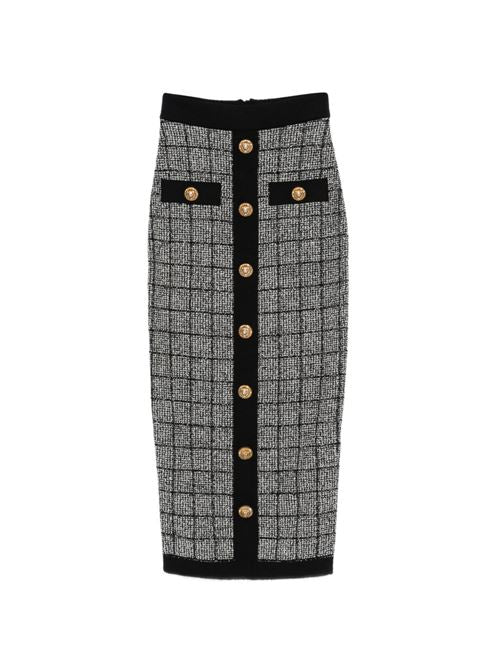 TWEED LONG SKIRT