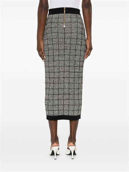 TWEED LONG SKIRT