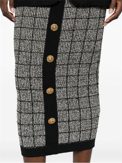 TWEED LONG SKIRT