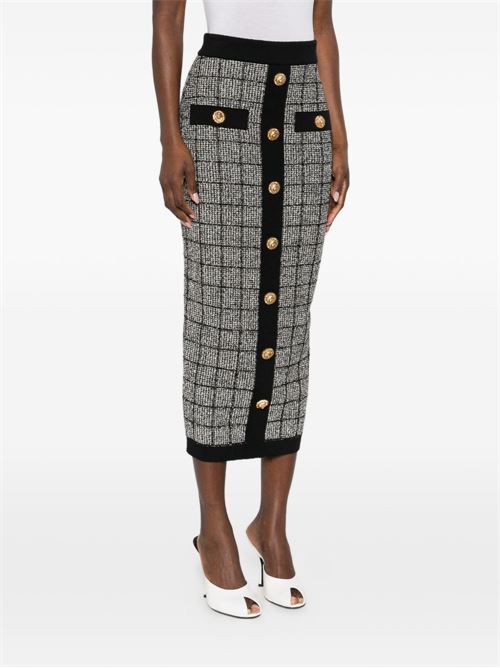 TWEED LONG SKIRT