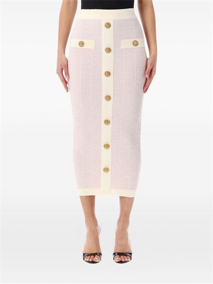 TWEED LONG SKIRT