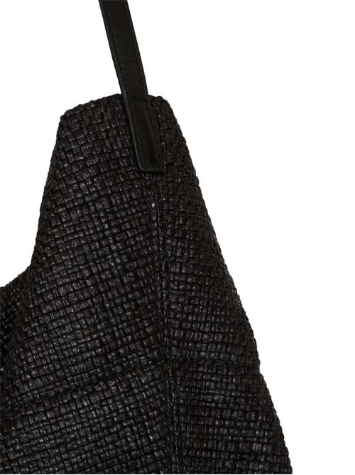 TRACK RAFIA TOTE