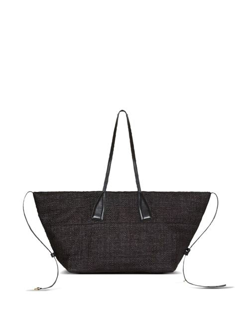 TRACK RAFIA TOTE
