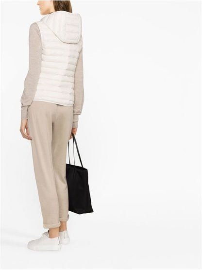 COTTON AND SILK BLEND TROUSERS