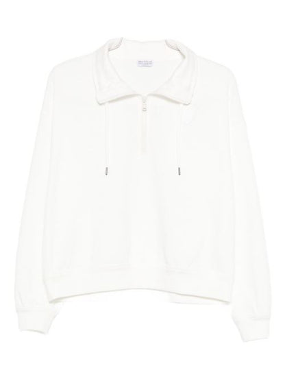 COTTON HIGH-NECK SWEATER
