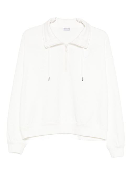 COTTON HIGH-NECK SWEATER