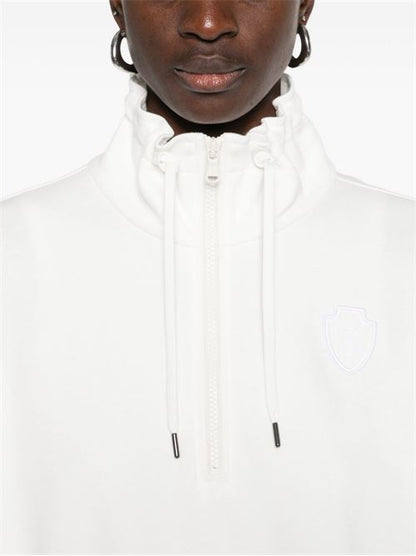 COTTON HIGH-NECK SWEATER