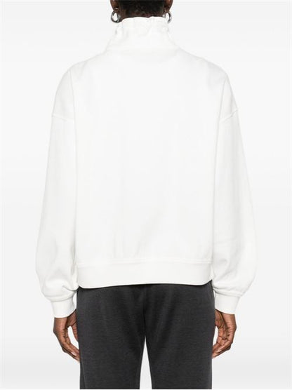 COTTON HIGH-NECK SWEATER