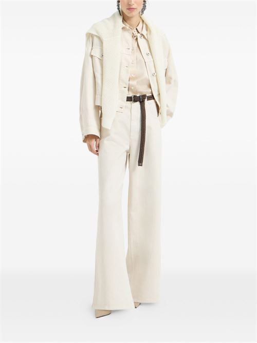 LINEN AND COTTON BLEND JACKET