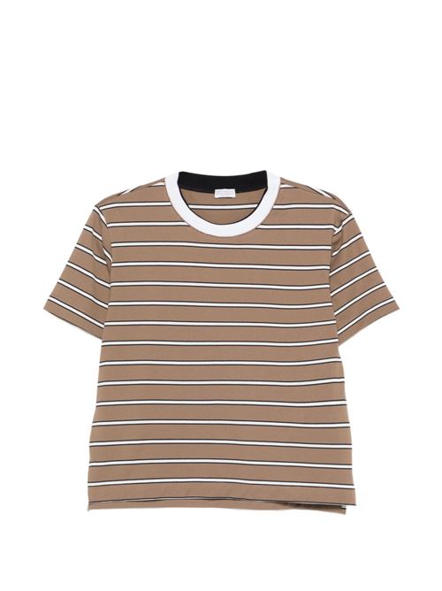 STRIPED COTTON T-SHIRT