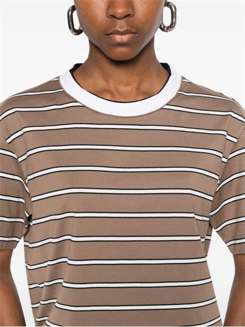STRIPED COTTON T-SHIRT