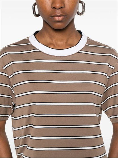 STRIPED COTTON T-SHIRT