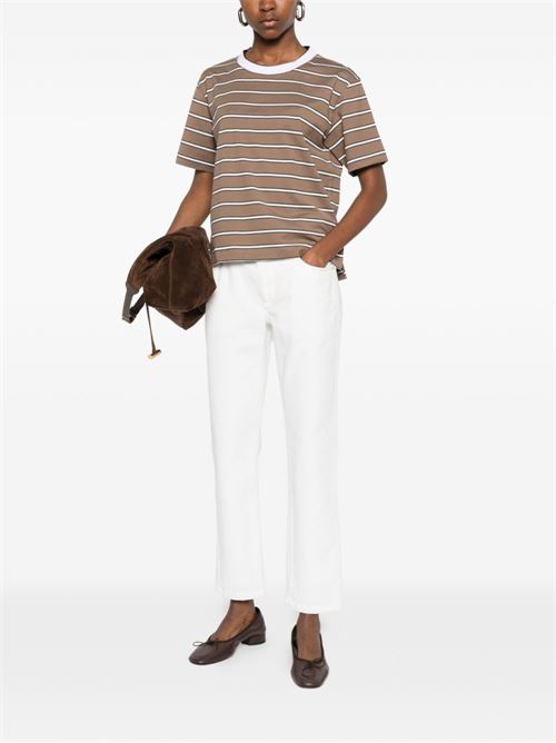 STRIPED COTTON T-SHIRT