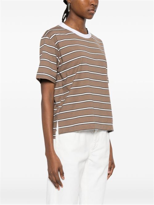 STRIPED COTTON T-SHIRT