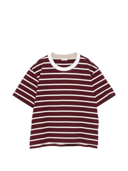 STRIPED COTTON T-SHIRT