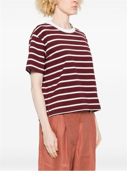 STRIPED COTTON T-SHIRT