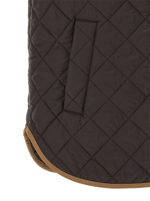 QUILTED NYLON DOWN VEST