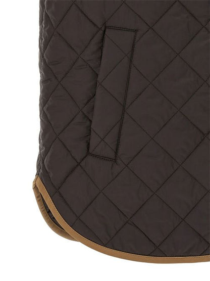 QUILTED NYLON DOWN VEST