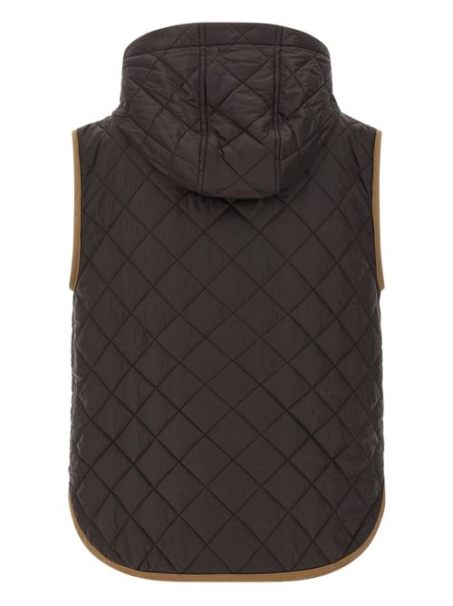 QUILTED NYLON DOWN VEST