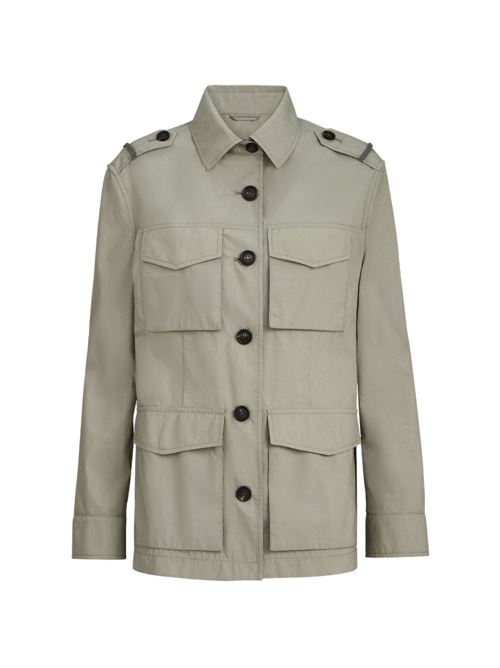 COTTON BLEND FIELD JACKET