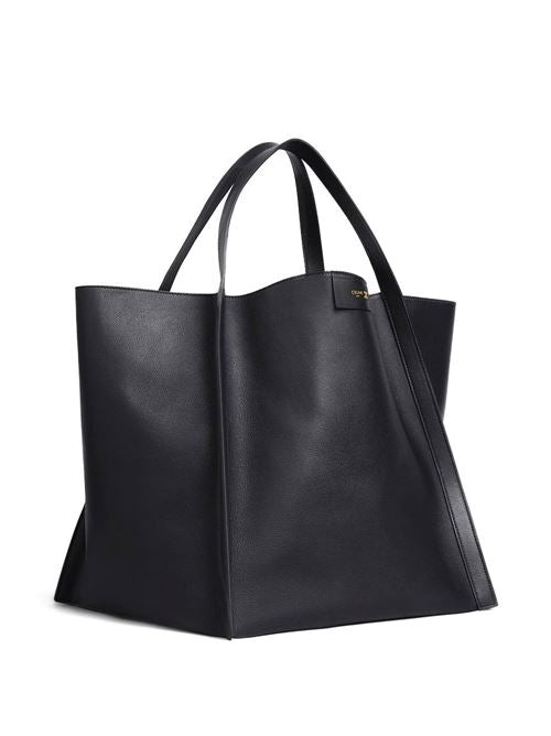 CUBE MEDIUM LEATHER TOTE