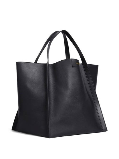 CUBE MEDIUM LEATHER TOTE