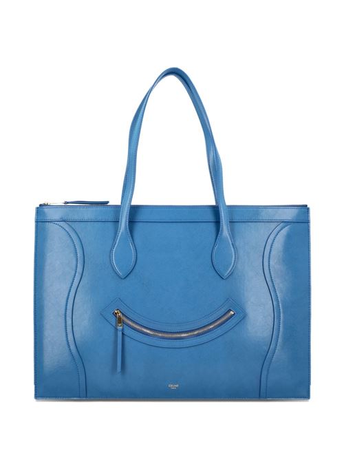 LUGGAGE LEATHER TOTE BAG