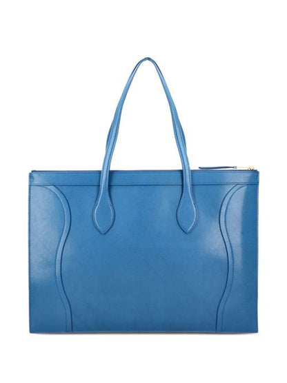 LUGGAGE LEATHER TOTE BAG