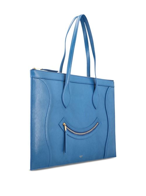 LUGGAGE LEATHER TOTE BAG