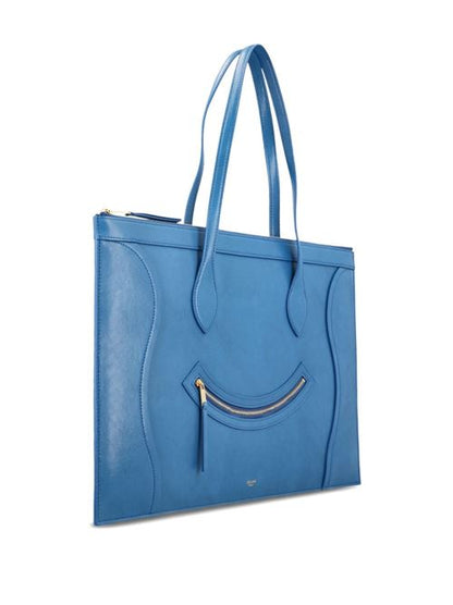 LUGGAGE LEATHER TOTE BAG