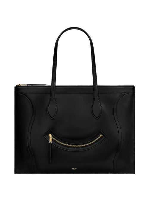 LUGGAGE LEATHER TOTE BAG