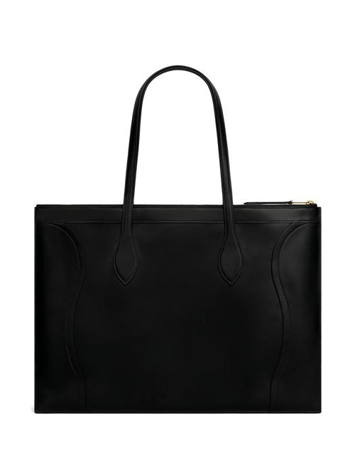 LUGGAGE LEATHER TOTE BAG
