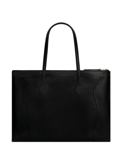 LUGGAGE LEATHER TOTE BAG