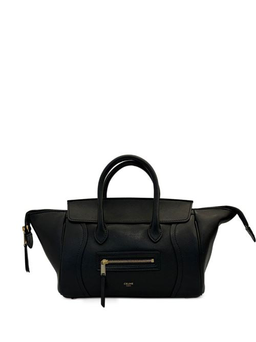 LUGGAGE SMALL LEATHER TOTE BAG