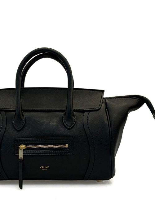 LUGGAGE SMALL LEATHER TOTE BAG