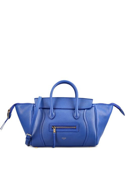 LUGGAGE SMALL LEATHER TOTE BAG