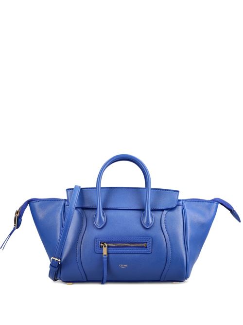 LUGGAGE SMALL LEATHER TOTE BAG