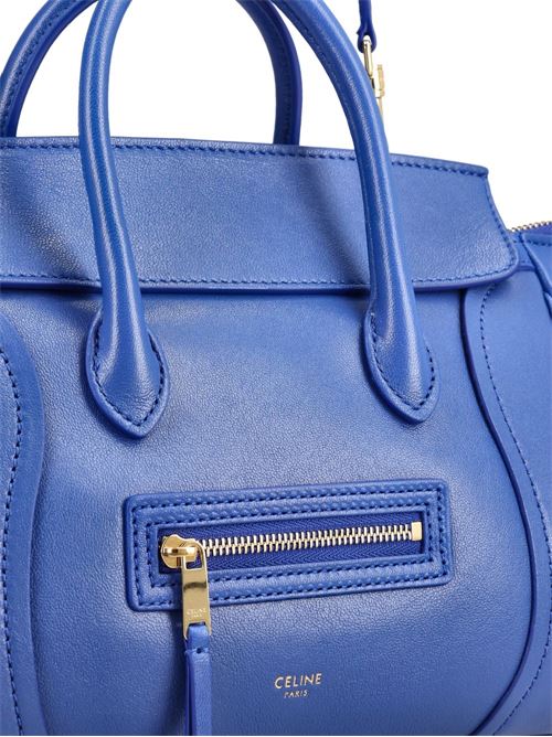 LUGGAGE SMALL LEATHER TOTE BAG