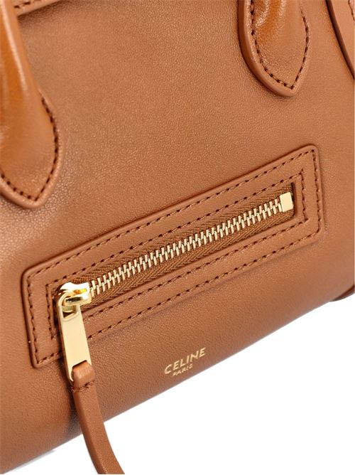LUGGAGE SMALL LEATHER TOTE BAG